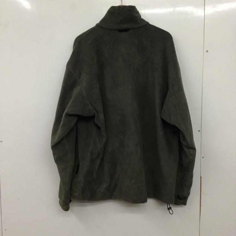 コロンビア Columbia ジャケット、上着 ジャンパー、ブルゾン ジップアップフリースジャケット アウター 長袖ジャケット XL 無地 灰 / グレー /  メンズ USED 古着 中古 10140107