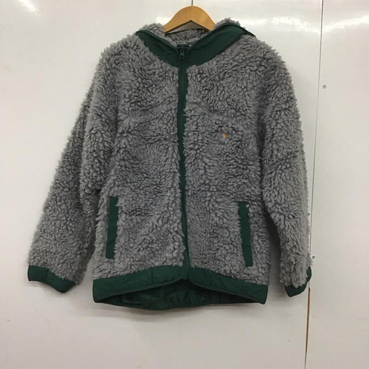 ゴースローキャラバン go slow caravan ジャケット、上着 ジャンパー、ブルゾン 320257 ボア フード付き 3 ロゴ、文字 灰 / グレー / X 緑 / グリーン /  メンズ USED 古着 中古 10140224