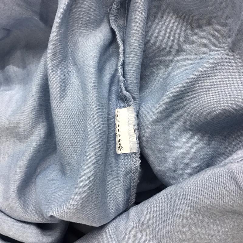 ザラ ZARA ワンピース ロングスカート L 無地 水色 / ライトブルー /  レディース USED 古着 中古 10129174