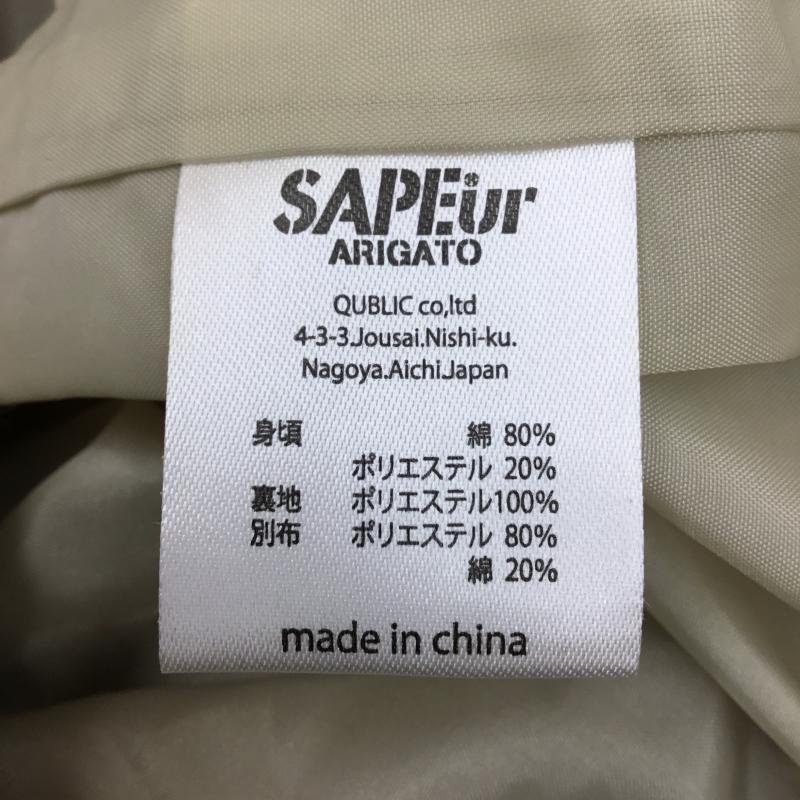 サプール SAPEur パンツ ワークパンツ、ペインターパンツ A0023-487 CORDUROY PANTS XL ロゴ、文字 茶 / ブラウン / X ベージュ / ベージュ /  メンズ USED 古着 中古 10143955