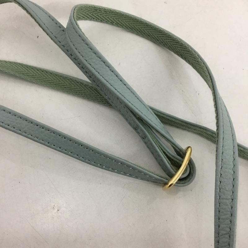 ブルーレーベル・クレストブリッジ BLUE LABEL CRESTBRIDGE ハンドバッグ ハンドバッグ メタルハンドルレザートート ショルダー ロゴ、文字 水色 / ライトブルー / X 金 / ゴールド /  レディース USED 古着 中古 10144902