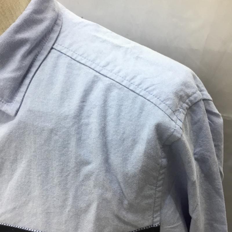 トミーヒルフィガー TOMMY HILFIGER シャツ、ブラウス 長袖 M 無地 水色 / ライトブルー /  メンズ USED 古着 中古 10112765