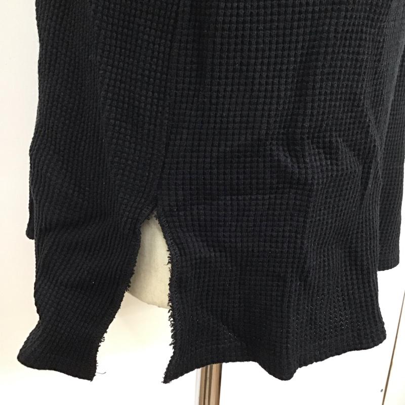 ハレ HARE カットソー 長袖 長袖カットソー クルーネックカットソー ロングスリーブカットソー プリントTシャツ M 無地 紺 / ネイビー /  メンズ USED 古着 中古 10119015