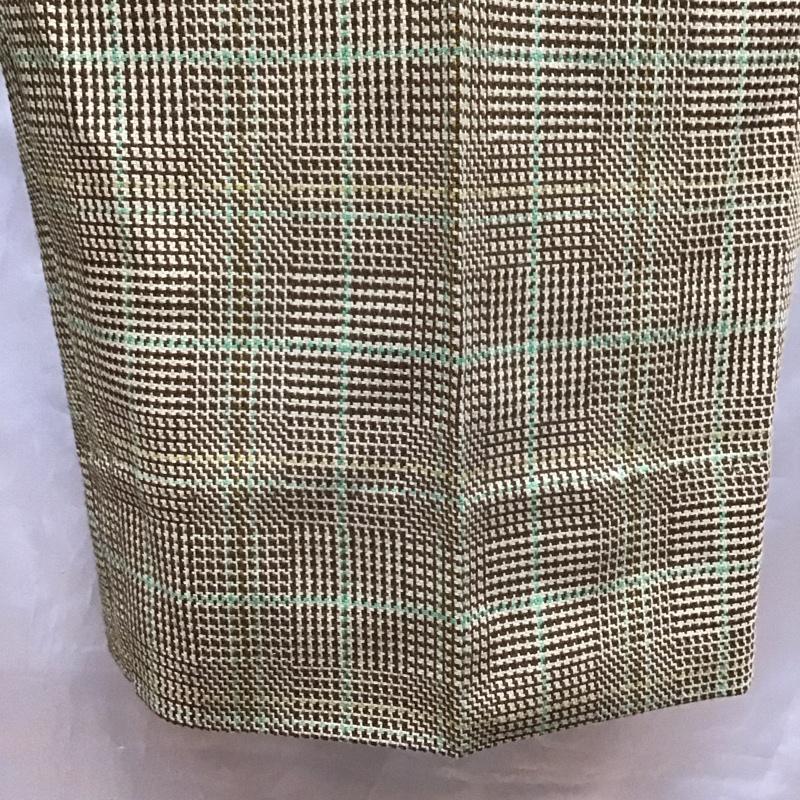 フリークスストア FREAK S STORE パンツ スラックス スラックスパンツ ワイドパンツ チェックカジュアルパンツ センタータックパンツ L チェック マルチカラー / マルチカラー /  メンズ USED 古着 中古 10113890