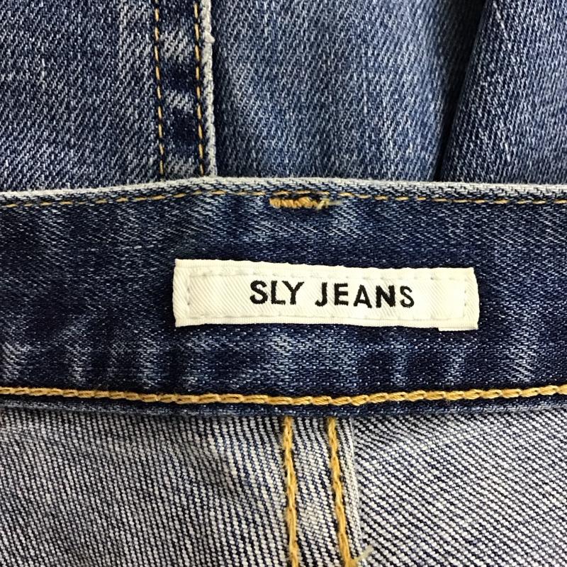 スライジーンズ SLY JEANS パンツ デニム、ジーンズ デニムパンツ スリムパンツ カジュアルパンツ ストレッチパンツ 無地 インディゴ / インディゴ /  レディース USED 古着 中古 10149567