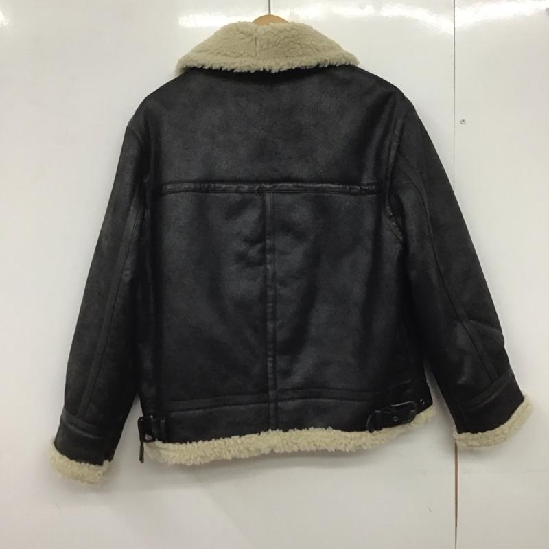 アングリッド Ungrid ジャケット、上着 ジャンパー、ブルゾン 112250209501 フェイクムートンボアブルゾン M 無地 黒 / ブラック /  レディース USED 古着 中古 10146819