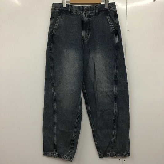 フリークスストア FREAK S STORE パンツ デニム、ジーンズ デニムパンツ ワイドパンツ カジュアルパンツ L 無地 インディゴ / インディゴ /  メンズ USED 古着 中古 10143493