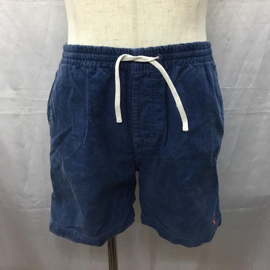 トニータイズサン TONY TAIZSUN パンツ ショートパンツ 17SP-041 コーデュロイ M ワンポイント 青 / ブルー /  メンズ USED 古着 中古 10111353
