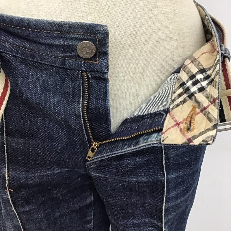 バーバリーブルーレーベル BURBERRY BLUE LABEL パンツ デニム、ジーンズ 34 無地 インディゴ / インディゴ /  レディース USED 古着 中古 10121732