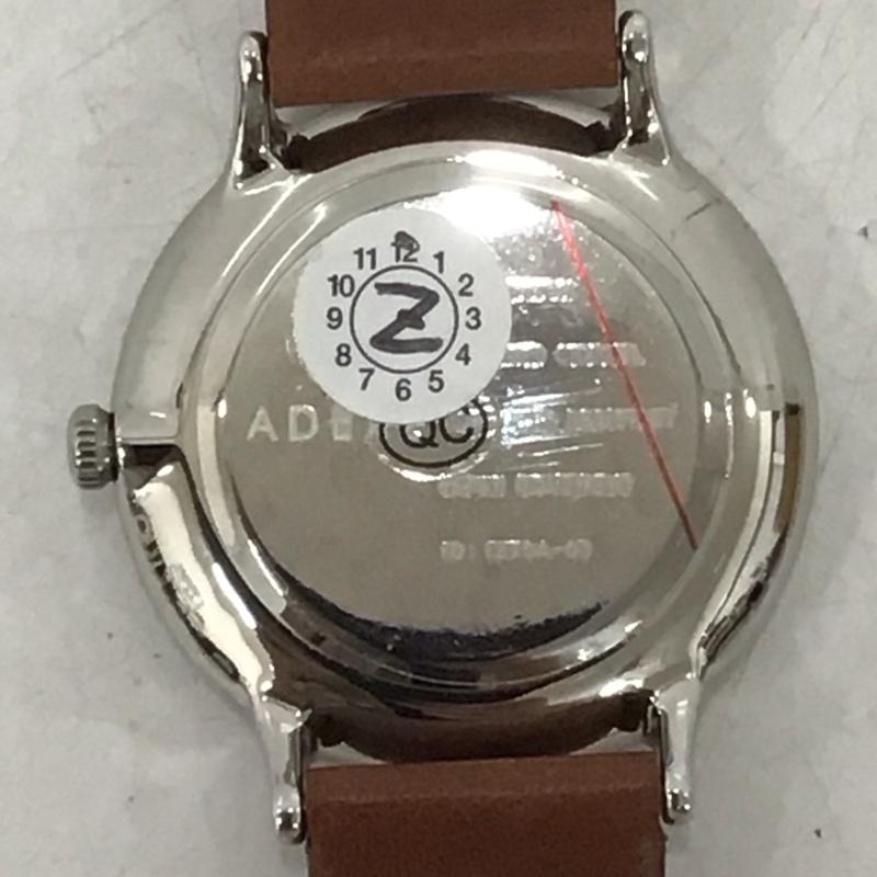 アデクス ADEXE 腕時計 アナログ（クォーツ式） 1870A-03 レザーベルト 箱有 ロゴ、文字 茶 / ブラウン /  レディース USED 古着 中古 10134435