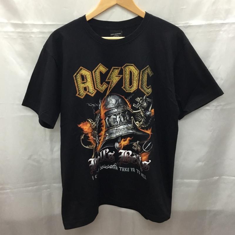 古着 USED Tシャツ 半袖 半袖カットソー プリントTシャツ クルーネックカットソー バンドTシャツ L プリント 黒 / ブラック /  メンズ USED 古着 中古 10108370