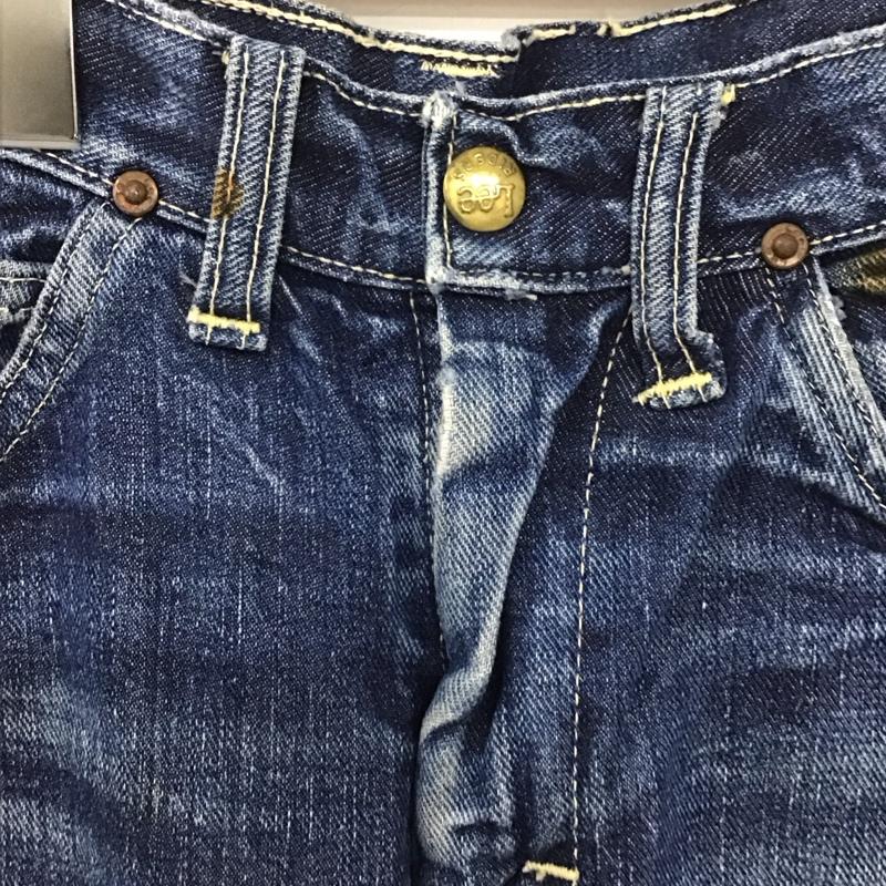 リー Lee パンツ デニム、ジーンズ 無地 インディゴ / インディゴ /  ボーイズ USED 古着 中古 10136956