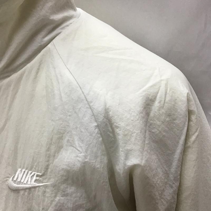 ナイキ NIKE ジャケット、上着 ジャンパー、ブルゾン bq6546-070 SWOOSHFULLZIPJACKET ボアフリースジャケット ジップアップジャケット XL ロゴ、文字 白 / ホワイト /  メンズ USED 古着 中古 10113181