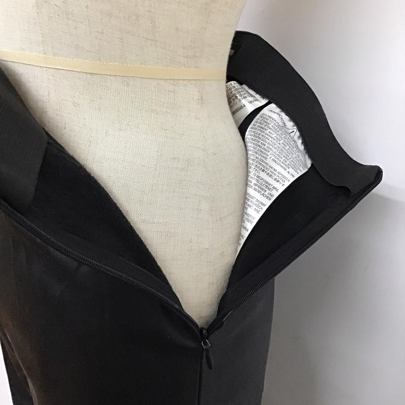 ザラ ZARA パンツ デニム、ジーンズ フェイクレザーパンツ スリムパンツ ストレッチパンツ S 無地 黒 / ブラック /  レディース USED 古着 中古 10118534