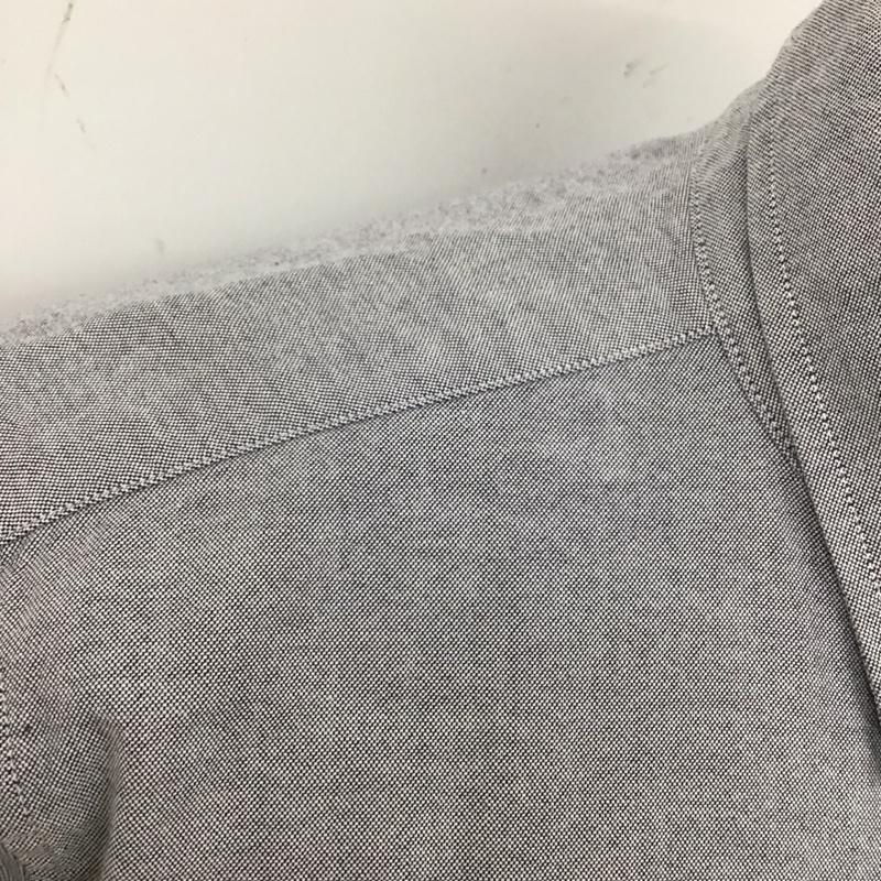 トミーヒルフィガー TOMMY HILFIGER シャツ、ブラウス 長袖 ボタンダウン スリムフィット L ワンポイント 灰 / グレー /  メンズ USED 古着 中古 10123668