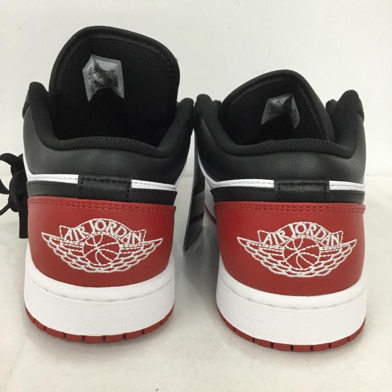 ナイキ NIKE スニーカー スニーカー 553558-161 AIR JORDAN 1 LOW 28.5cm 箱有 28.5cm ロゴ、文字 白 / ホワイト / X 黒 / ブラック / X 赤 / レッド /  メンズ USED 古着 中古 10150957