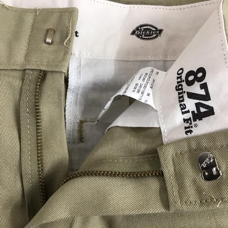 ディッキーズ Dickies パンツ ワークパンツ、ペインターパンツ ワークパンツ ワイドパンツ カジュアルパンツ 28インチ 無地 ベージュ / ベージュ /  メンズ USED 古着 中古 10109269