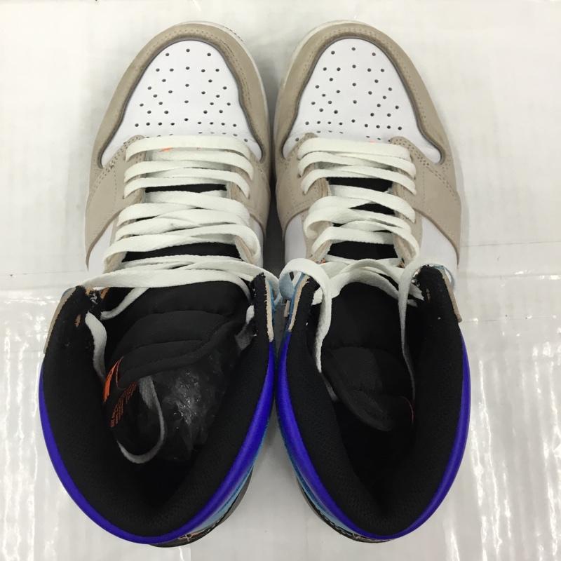 ナイキ NIKE スニーカー スニーカー DC6515-100 AIR JORDAN 1 RETRO HIGH OG 29cm 箱有 29.0cm ワンポイント 白 / ホワイト / X 黒 / ブラック / X 青 / ブルー / X ベージュ / ベージュ / X 水色 / ライトブルー /  メンズ USED 古着 中古 10106042