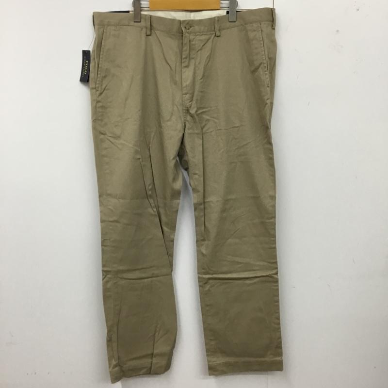 ポロラルフローレン POLO RALPH LAUREN パンツ チノパン チノパン カジュアルパンツ ワイドパンツ ストレートパンツ 40 無地 ベージュ / ベージュ /  メンズ USED 古着 中古 10112478