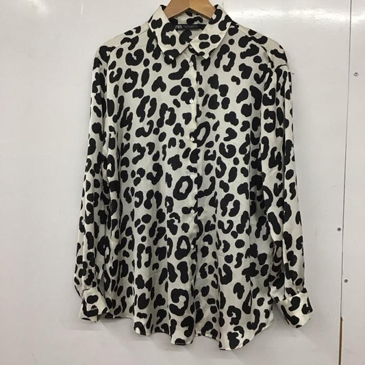 ザラ ZARA シャツ、ブラウス 長袖 L ヒョウ柄・レオパード柄 マルチカラー / マルチカラー /  レディース USED 古着 中古 10136606