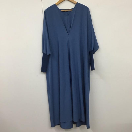 オズモーシス OSMOSIS ワンピース ロングスカート 794010-2030 無地 水色 / ライトブルー /  レディース USED 古着 中古 10130566