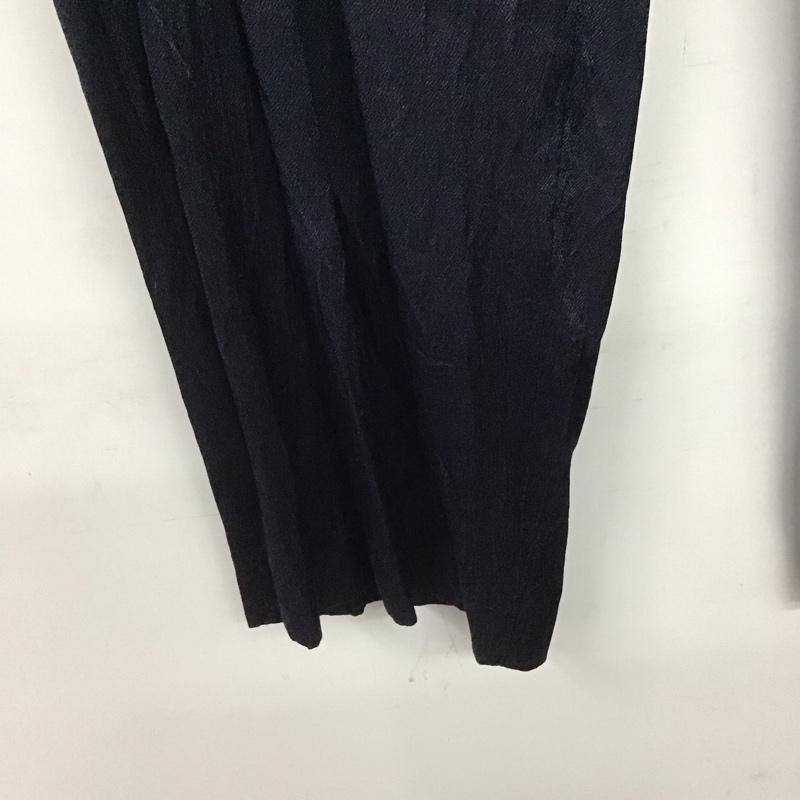 ザラ ZARA パンツ スラックス 9479 076 401 イージーパンツ ワイドパンツ S 無地 紺 / ネイビー /  レディース USED 古着 中古 10139248