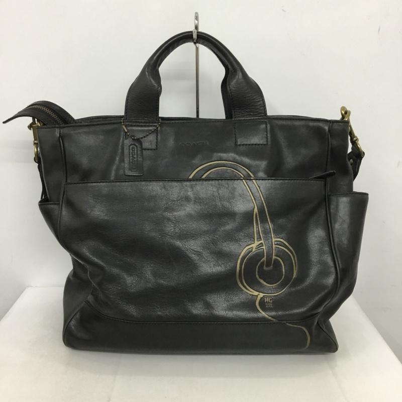 コーチ COACH トートバッグ トートバッグ F1276-70801 HG2012 Limited Edition 2WAY ショルダー  黒 / ブラック /  メンズ USED 古着 中古 10149482