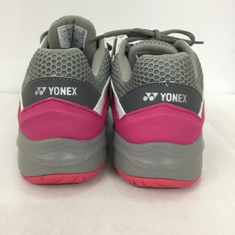 ヨネックス YONEX スニーカー スニーカー SHT103 テニスシューズ パワークッション103 箱有 27cm 27.0cm ロゴ、文字 白 / ホワイト / X 灰 / グレー / X 桃 / ピンク /  メンズ USED 古着 中古 10149907
