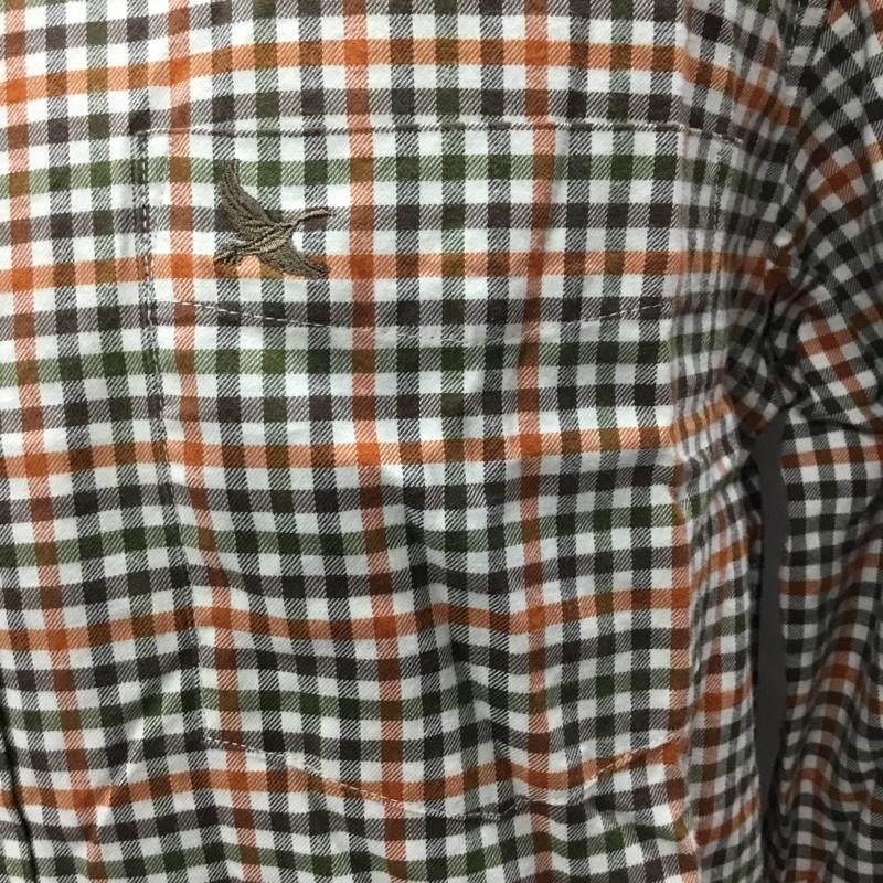 エディーバウアー Eddie Bauer シャツ、ブラウス 長袖 ボタンダウン 胸ポケット チェック S ワンポイント マルチカラー / マルチカラー /  メンズ USED 古着 中古 10116102