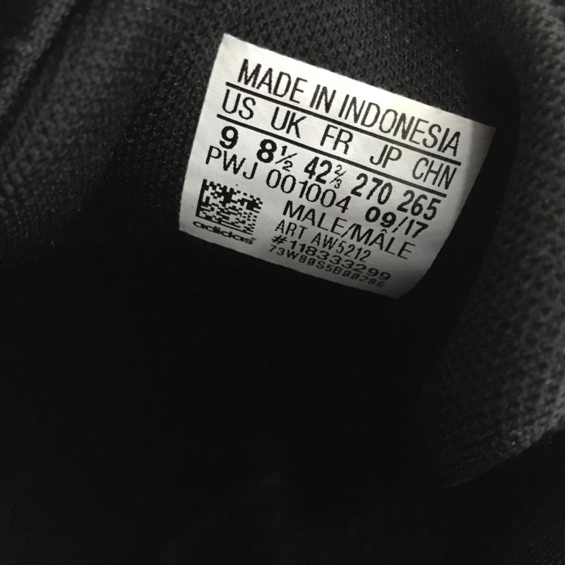 アディダス adidas スニーカー スニーカー AW5212 VALCLEAN2 CMF 27cm 27.0cm ロゴ、文字 黒 / ブラック /  メンズ USED 古着 中古 10148402