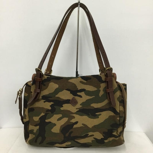 クレドラン CLEDRAN トートバッグ トートバッグ 迷彩 カモ柄 ハンドバッグ ロゴ、文字 マルチカラー / マルチカラー /  レディース USED 古着 中古 10145861