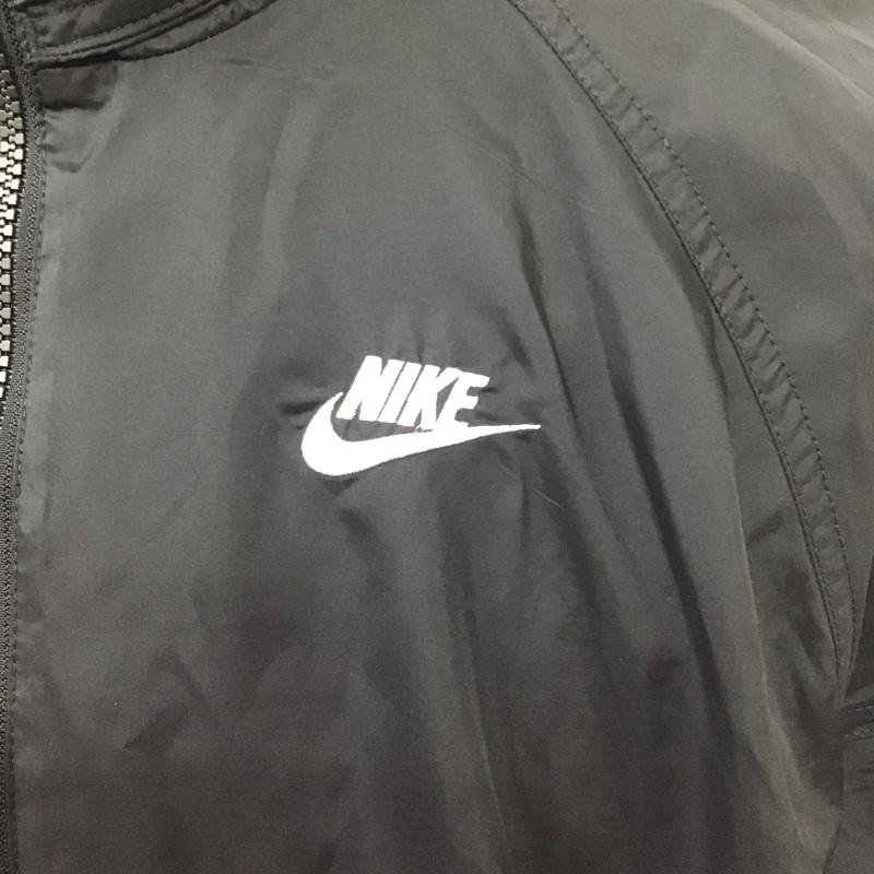 ナイキ NIKE ジャケット、上着 ジャケット、ブレザー DQ4911-010 ハーフジップアウタークラブウーブン ナイロンジャケット L ロゴ、文字 黒 / ブラック /  メンズ USED 古着 中古 10117569