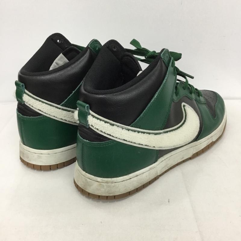 ナイキ NIKE スニーカー スニーカー DR8805-001 DUNK HIGH RETRO 30cm 30.0cm ロゴ、文字 黒 / ブラック / X 白 / ホワイト / X 緑 / グリーン /  メンズ USED 古着 中古 10128625