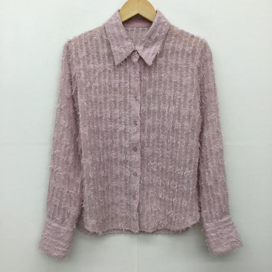 ココ ディール COCO DEAL シャツ、ブラウス 長袖 2 無地 桃 / ピンク /  レディース USED 古着 中古 10134734