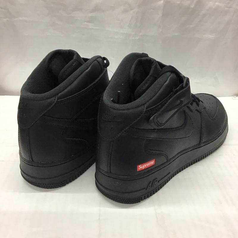 ナイキ NIKE スニーカー スニーカー FZ8784-001 AIR FORCE 1 MID SP Supreme 28.5cm 箱有 28.5cm ロゴ、文字 黒 / ブラック /  メンズ USED 古着 中古 10118873