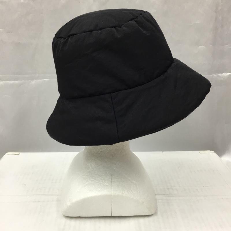 ザラ ZARA 帽子 ハット 3920 015 800 キルティング バケットハット 無地 黒 / ブラック /  レディース USED 古着 中古 10105888
