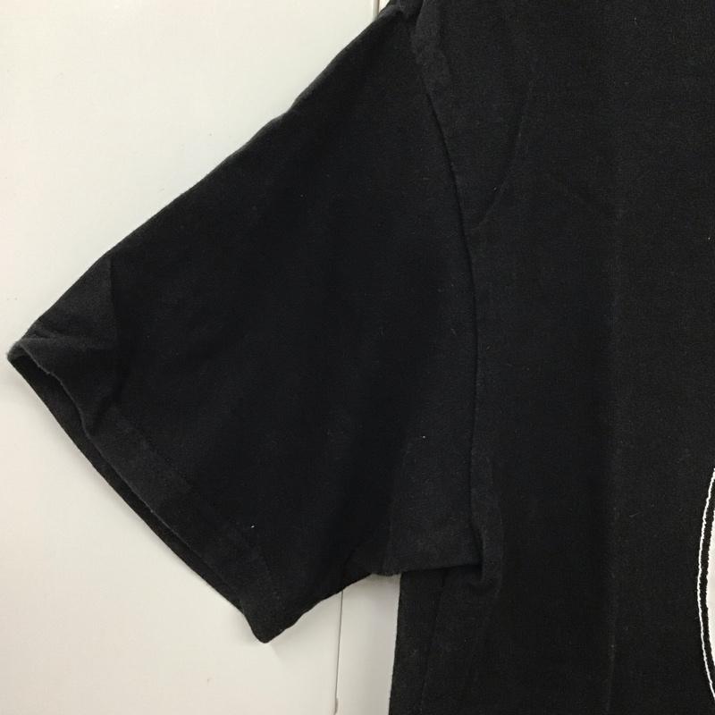 フラボア FRAPBOIS Tシャツ 半袖 半袖カットソー プリントTシャツ クルーネックカットソー M プリント 黒 / ブラック /  メンズ USED 古着 中古 10131383