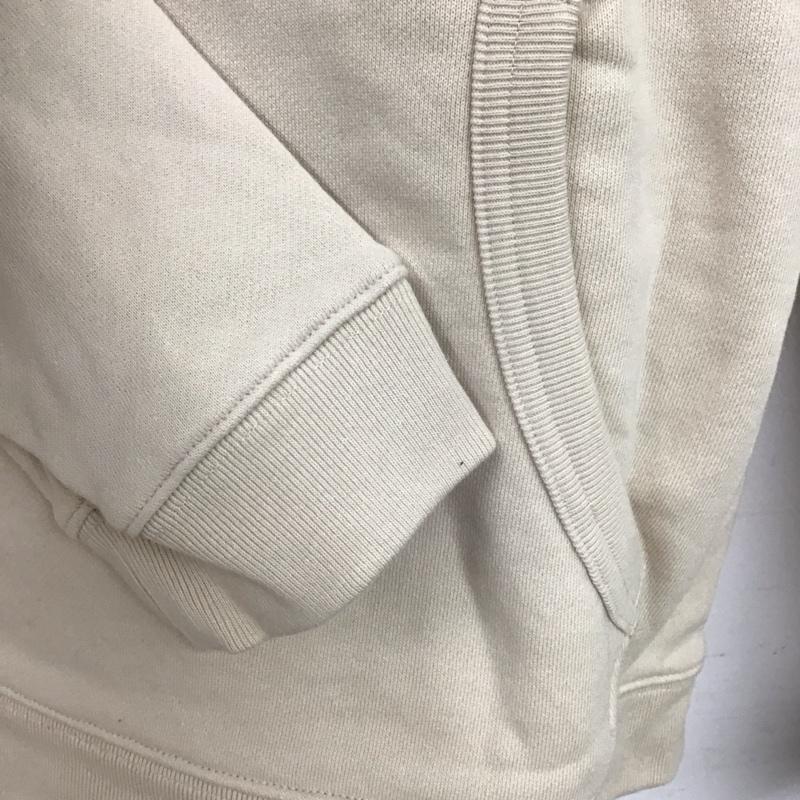 アディダス adidas パーカー 長袖 gn3311 シリコンダブルリニアバッジパーカ 0 ロゴ、文字 ベージュ / ベージュ /  メンズ USED 古着 中古 10149173