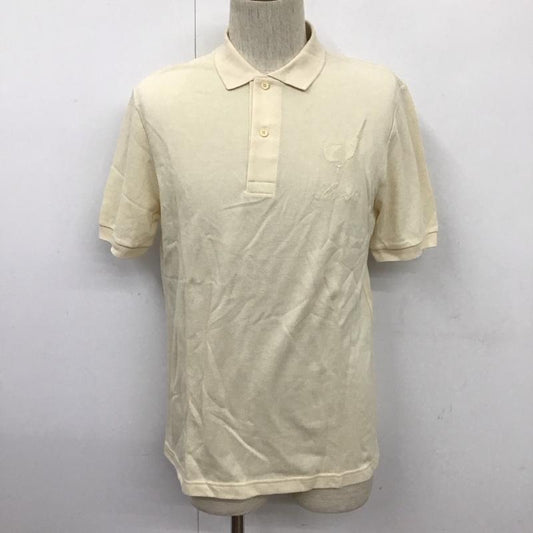 ラコステ LACOSTE ポロシャツ 半袖 3 無地 ベージュ / ベージュ /  メンズ USED 古着 中古 10111221