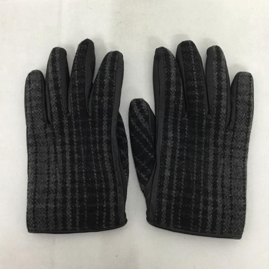 ユナイテッドアローズ UNITED ARROWS ファッション小物 手袋 チェック 黒 / ブラック /  メンズ USED 古着 中古 10146485