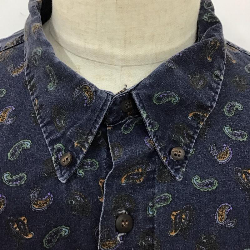 古着 USED シャツ、ブラウス 長袖 長袖シャツ カラーシャツ ポケットシャツ 長袖カットソー 総柄シャツ XL 総柄 マルチカラー / マルチカラー /  メンズ USED 古着 中古 10119538