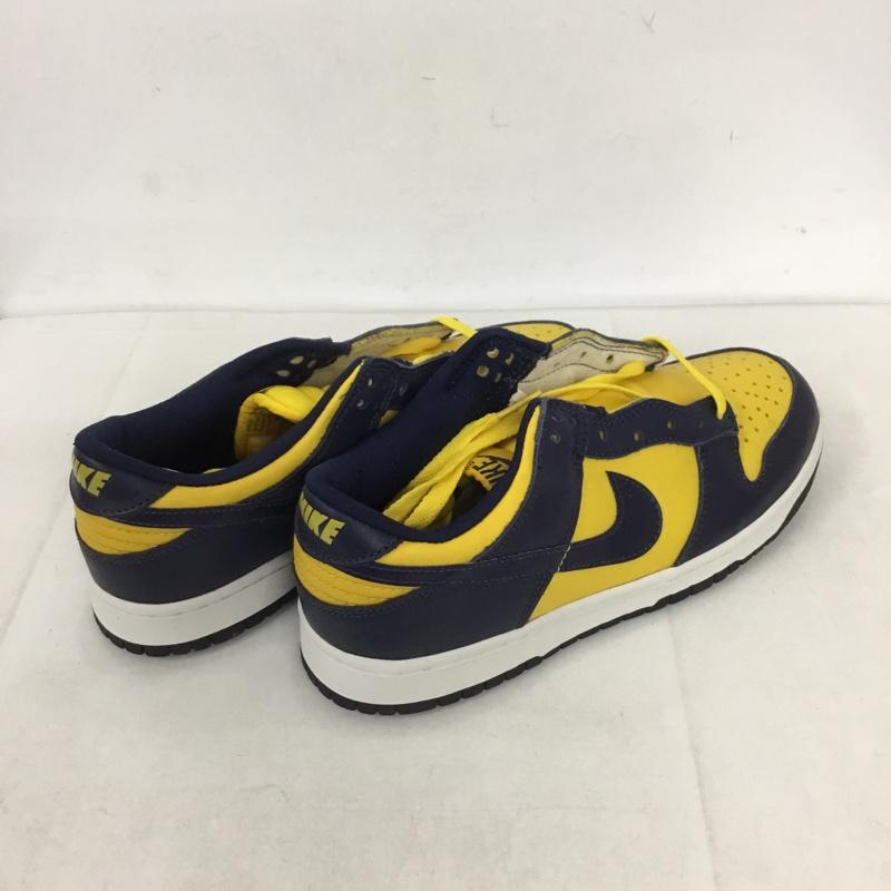 ナイキ NIKE スニーカー スニーカー 630358 471 DUNK LOW 26cm 箱有 99年 26.0cm ロゴ、文字 紺 / ネイビー / X マスタード / マスタード /  メンズ USED 古着 中古 10131697