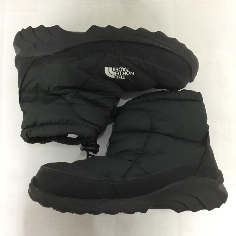 ザノースフェイス THE NORTH FACE アウトドアシューズ アウトドアシューズ 04T-1145607 ヌプシブーツ ウィンターブーツ スノーブーツ 24cm 24.0cm ロゴ、文字 黒 / ブラック /  レディース USED 古着 中古 10139068
