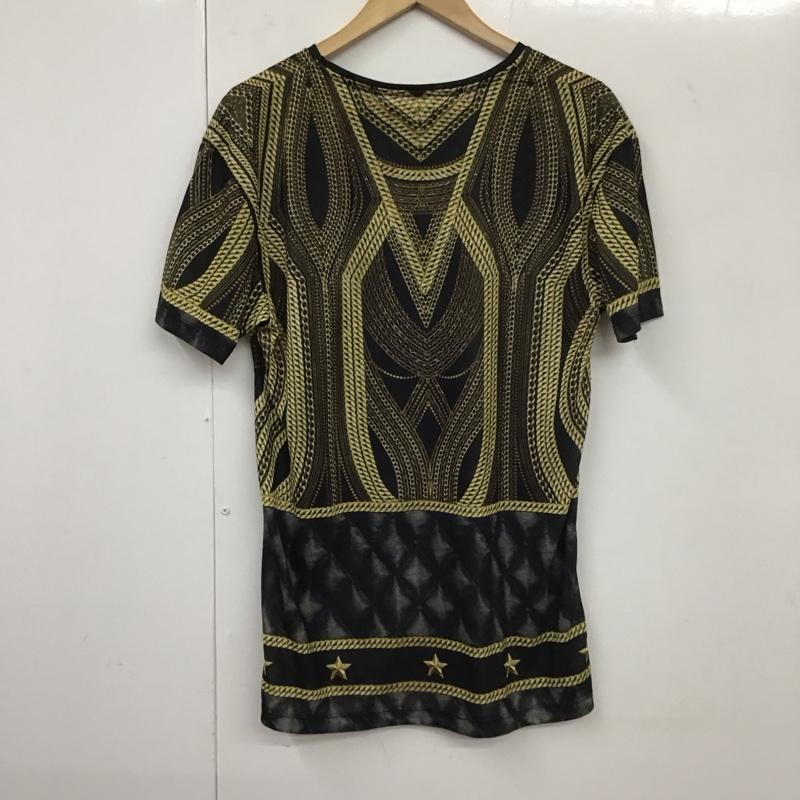 ザラ ZARA Tシャツ 半袖 半袖カットソー プリントTシャツ クルーネックカットソー L プリント マルチカラー / マルチカラー /  メンズ USED 古着 中古 10131129