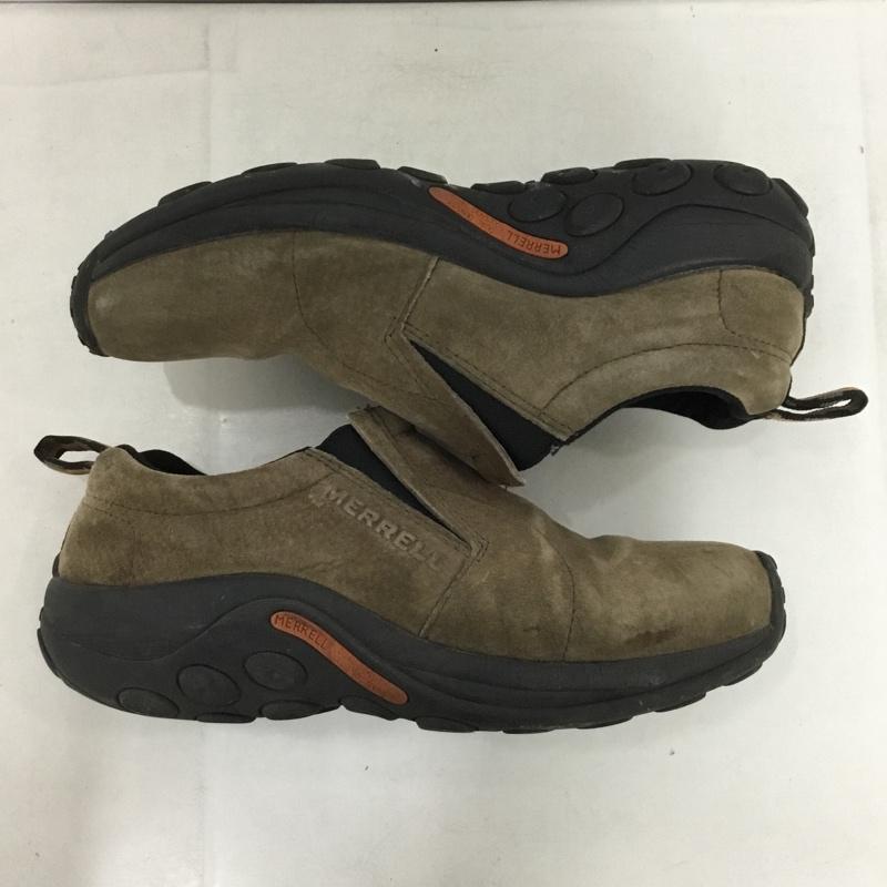 メレル MERRELL スリッポン スリッポン J60787 ジャングルモック GUNSMOKE UK7 スニーカー US：7.5 ロゴ、文字 茶 / ブラウン /  メンズ USED 古着 中古 10148410