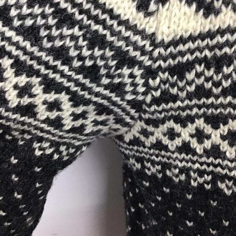 エルエルビーン L.L.Bean ニット、セーター 長袖 M  白 / ホワイト / X 灰 / グレー /  メンズ USED 古着 中古 10111726