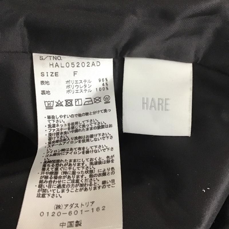 ハレ HARE ボトムス ボトムス HAL05202AD ワイドパンツ FREE 無地 黒 / ブラック /  レディース USED 古着 中古 10108225