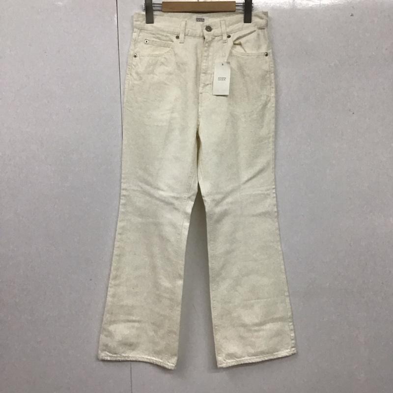 ローリーズファーム LOWRYS FARM パンツ デニム、ジーンズ lf522029ad フレアデニムパンツ ワイドパンツ カジュアルジーンズ M 無地 白 / ホワイト /  レディース USED 古着 中古 10107374