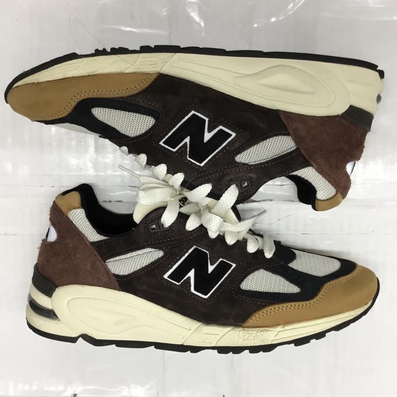 ニューバランス New Balance スニーカー スニーカー M990BB2 27.5cm 箱有 27.5cm ロゴ、文字 白 / ホワイト / X 黒 / ブラック / X 茶 / ブラウン / X ベージュ / ベージュ /  メンズ USED 古着 中古 10117608