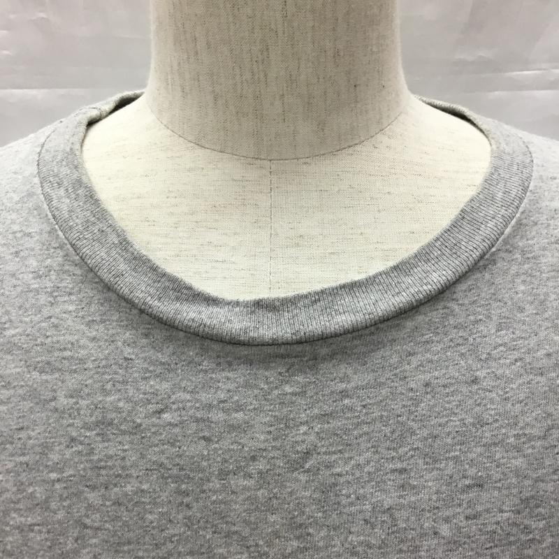 ポロジーンズ Polo Jeans Co. Tシャツ 半袖 半袖カットソー プリントTシャツ クルーネックカットソー L ロゴ、文字 灰 / グレー /  メンズ USED 古着 中古 10118690